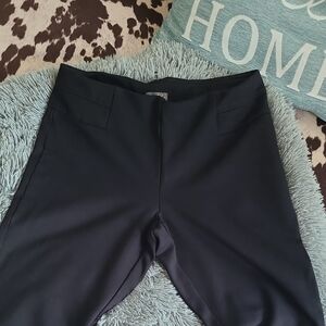 Wonderly BEST PANTS EVER Black Pull On So Stylish, Comfortable & Easy Large